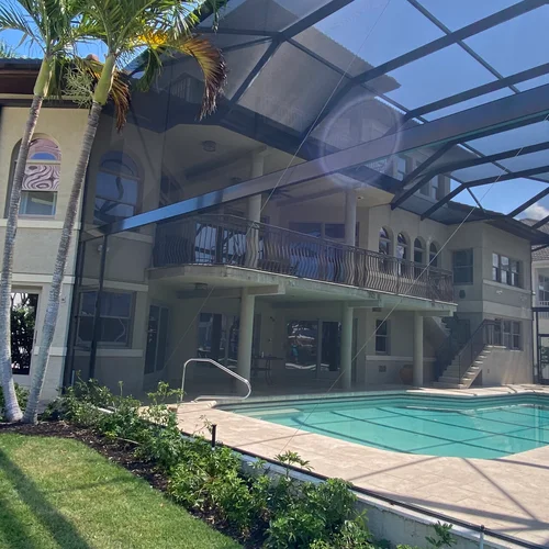 Premium screen enclosure installed in Naples, Florida